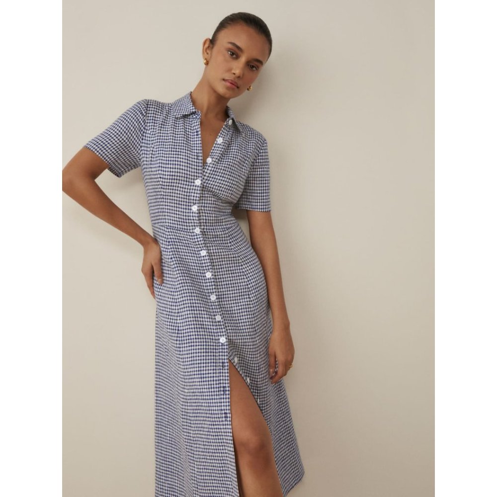 Reformation Marianne Linen Dress